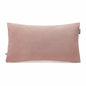 Světle růžový povlak na polštář se sametovým povrchem Mumla Velvet, 30 x 50 cm