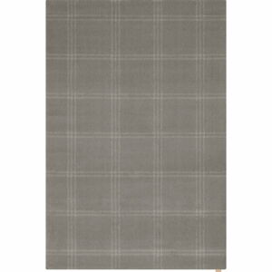 Světle šedý vlněný koberec 200x300 cm Calisia M Grid Prime – Agnella