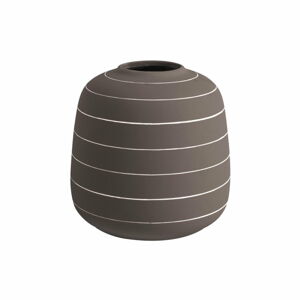Tmavě hnědá keramická váza PT LIVING Terra, ⌀ 16,5 cm