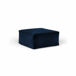 Tmavě modrý puf Cosmopolitan Design Florida, 65 x 65 cm