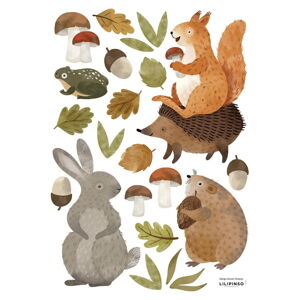 Arch samolepek 30x42 cm Woodland Rabbit & Friends – Lilipinso