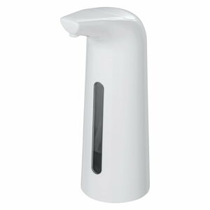 Bílý automatický dávkovač mýdla nebo dezinfekce Wenko Larino, 400 ml