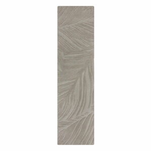 Světle šedý vlněný koberec běhoun 60x230 cm Lino Leaf – Flair Rugs