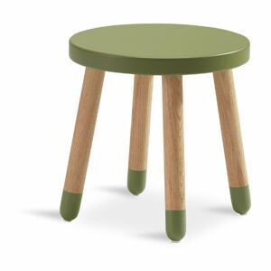 Zelená dětská stolička Flexa Play, ø 30 cm
