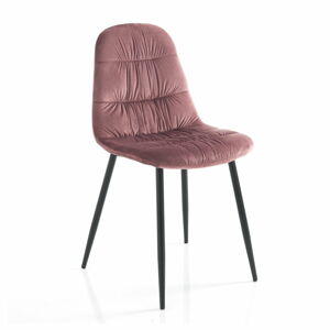 Sada 4 růžových jídelních židlí Tomasucci Fluffy