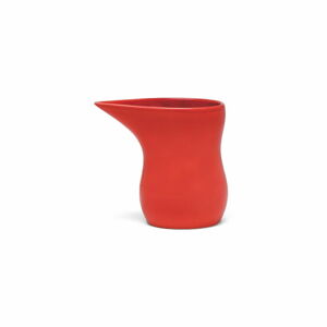 Červená kameninová mléčenka Kähler Design Ursula, 280 ml