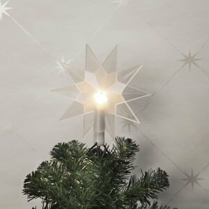 Světelná špička na vánoční stromek Top Star Clear - Star Trading