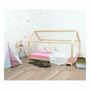 Přírodní dětská postel bez bočnic ze smrkového dřeva Benlemi Tery, 90 x 200 cm