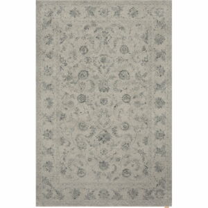 Béžový vlněný koberec 133x190 cm Calisia Vintage Flora – Agnella