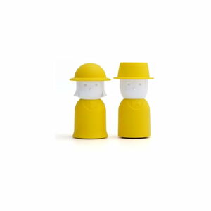 Žlutý set slánky a pepřenky Qualy&CO Mr.Pepper & Mrs. Salt