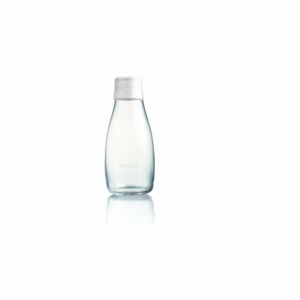 Mléčně bílá skleněná lahev ReTap s doživotní zárukou, 300 ml
