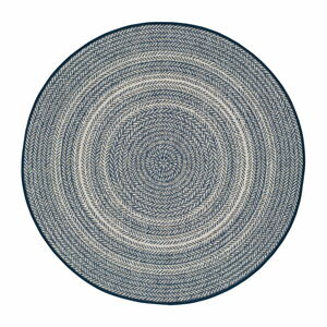 Modrý venkovní koberec Universal Silvana Rutto, ⌀ 120 cm