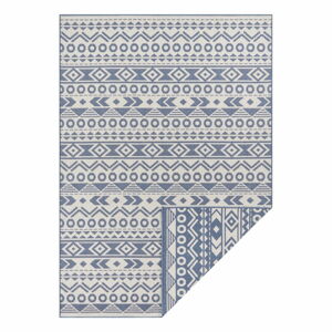 Modro-bílý venkovní koberec Ragami Roma, 120 x 170 cm