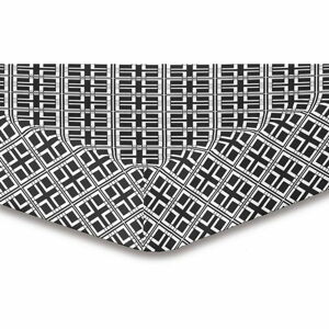 Prostěradlo z mikrovlákna DecoKing Hypnosis Triangles Felipa, 100 x 200 cm