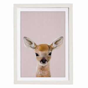 Nástěnný obraz v rámu Querido Bestiario Baby Deer, 30 x 40 cm