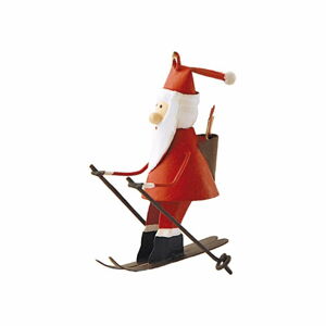 Závěsná vánoční dekorace Santa on Skiis - G-Bork