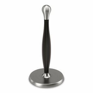 Černý ocelový držák na kuchyňské utěrky ø 17 cm Tug – Umbra