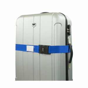 Modrý bezpečnostní pás na kufr Bluestar