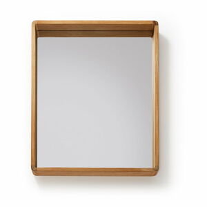 Zrcadlo z teakového dřeva La Forma Sunday, 80 x 65 cm