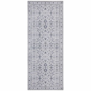 Šedý koberec Nouristan Vivana, 80 x 200 cm
