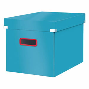 Modrá úložná krabice Leitz Cosy Click & Store, délka 32 cm
