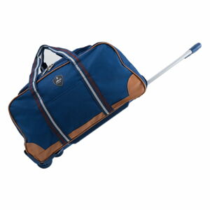 Modrá cestovní taška na kolečkách GENTLEMAN FARMER Sydney, 63 l