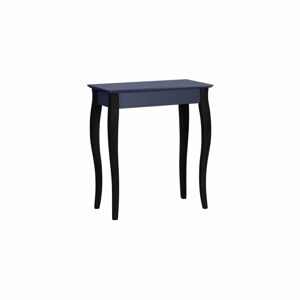 Grafitově šedý konzolový stolek s černými nohami Ragaba Lilo, šířka 65 cm