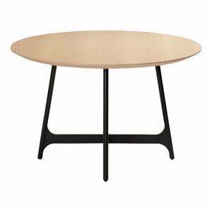 Kulatý jídelní stůl s deskou v dubovém dekoru ø 120 cm Ooid – DAN-FORM Denmark