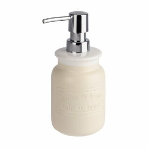 Krémově bílý keramický dávkovač mýdla Wenko Maison, 420 ml