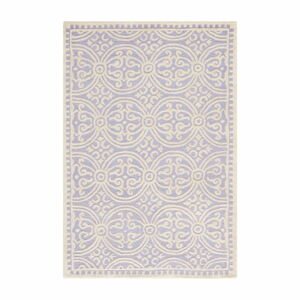 Vlněný koberec Safavieh Marina Light Purple, 243 x 152 cm