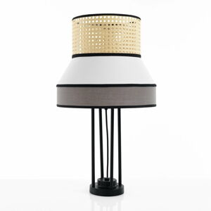 Černo-šedá stolní lampa 62 cm Wien - Tomasucci