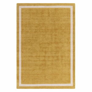Okrově žlutý ručně tkaný vlněný koberec 160x230 cm Albi – Asiatic Carpets