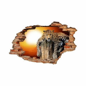 Samolepka Ambiance Landscape Leopard, 60 x 90 cm