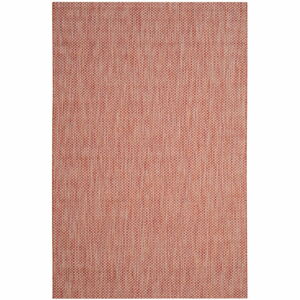 Červenobéžový koberec vhodný i na venkovní použití Safavieh Como, 231 x 160 cm