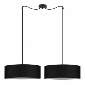 Černé dvouramenné závěsné svítidlo Bulb Attack Doce XL, ⌀ 45 cm