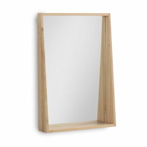 Nástěnné zrcadlo z březového dřeva Geese Pure, 65 x 45 cm