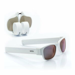 Bílé sluneční srolovatelné brýle InnovaGoods Sunfold ES4