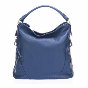 Modrá kožená kabelka Markese Ursine