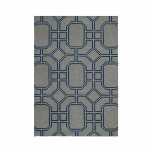 Vlněný koberec Safavieh Bellina Blue, 152 x 91 cm