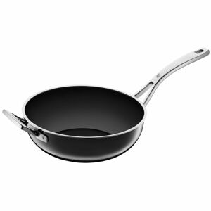 Černý wok WMF Fusiontec WOK+, ø 28 cm
