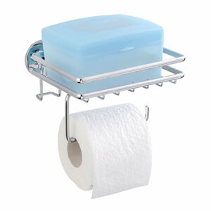 Samodržící stojan na toaletní papír s poličkou Wenko Express-Loc Cali