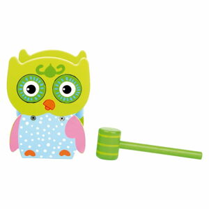 Dětská dřevěná hra s kladivem Legler Hammer Bench Owl