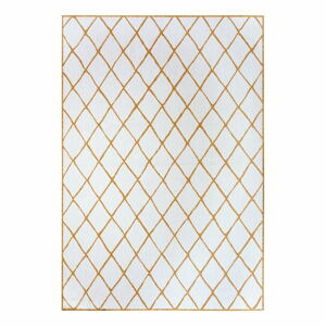 Okrově žluto-bílý venkovní koberec 200x290 cm Malaga – NORTHRUGS