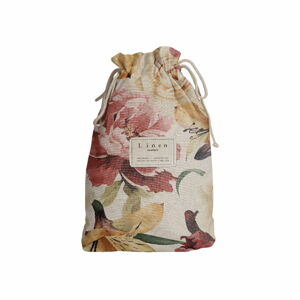 Cestovní vak s příměsí lnu Linen Couture Spring Flowers, délka 44 cm