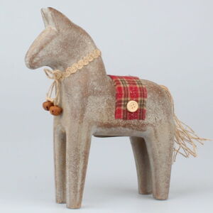 Vánoční dekorace ve tvaru koně Dakls