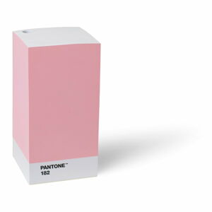Růžový stojan na tužku / poznámkový blok Pantone
