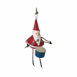 Vánoční závěsná ozdoba G-Bork Santa with Drum