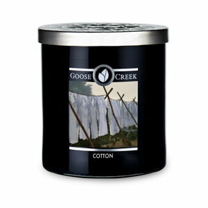 Vonná svíčka ve skleněné dóze Goose Creek Men's Collection Cotton, 50 hodin hoření