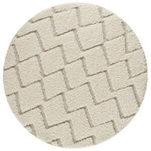 Krémový koberec Mint Rugs Handira, ⌀ 160 cm