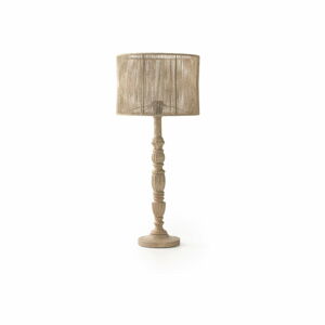 Bílá/přírodní stolní lampa (výška 68 cm) – Geese